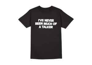 'The Talker' t-shirt black