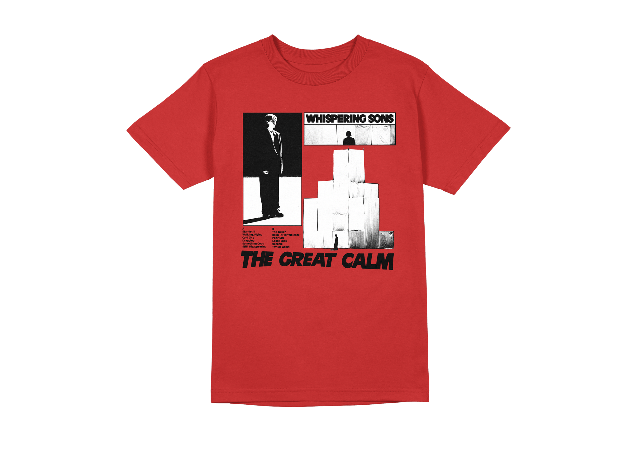 'The Great Calm' t-shirt red