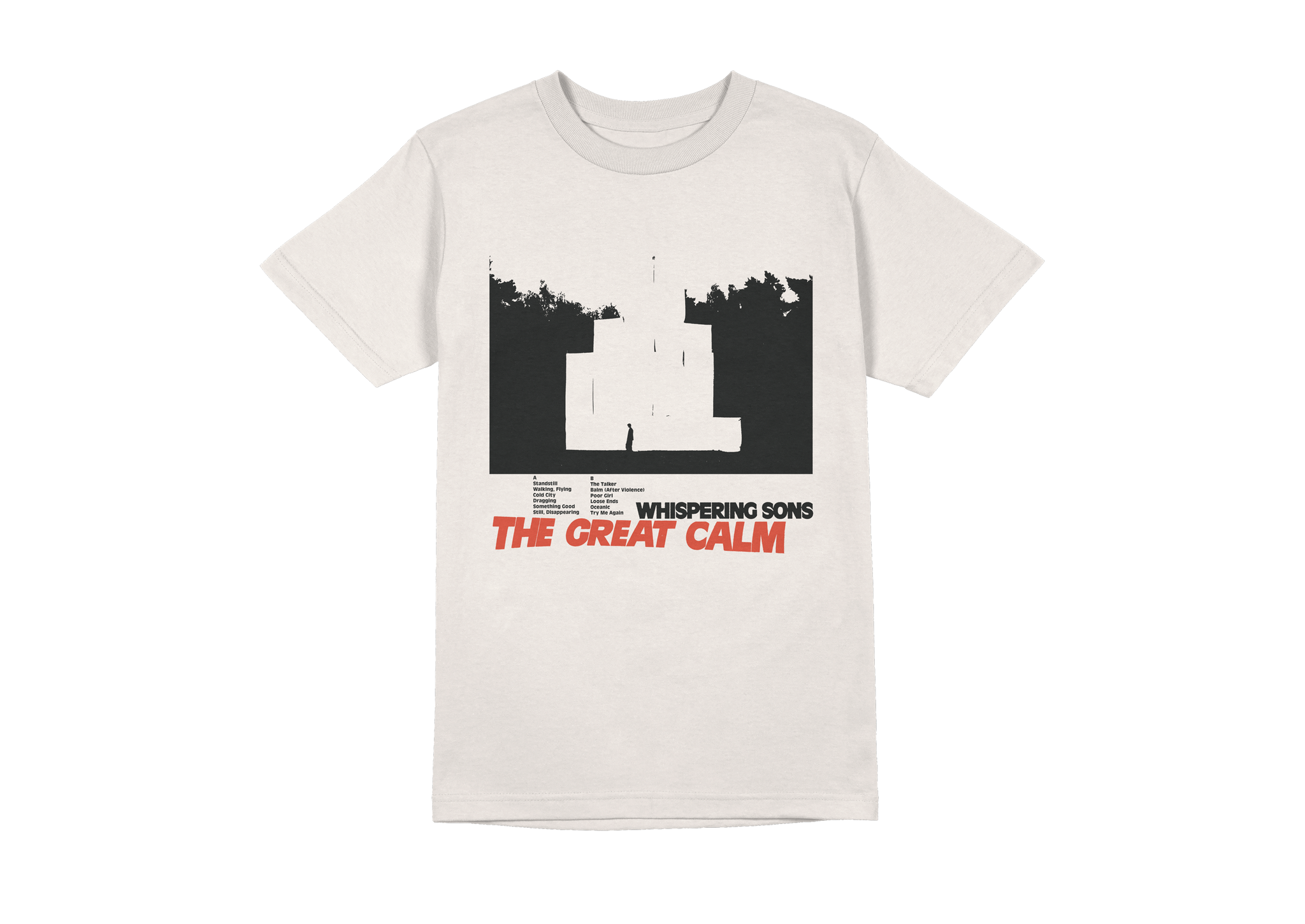 'The Great Calm' t-shirt vintage white