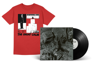 'The Great Calm' black vinyl + red t-shirt