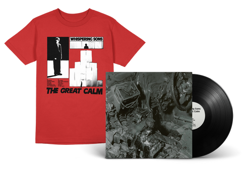 'The Great Calm' black vinyl + red t-shirt
