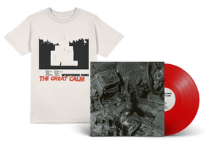 'The Great Calm' red vinyl + vintage white t-shirt
